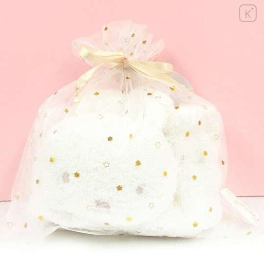Japan Miffy Hair Turban with Drawstring Pouch - Miffy : Brown - 1