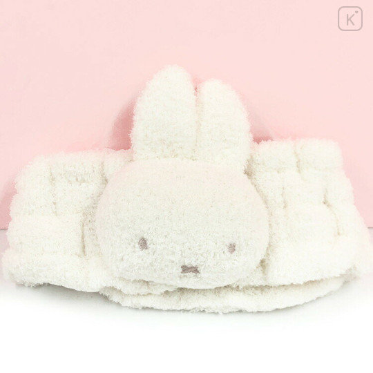 Japan Miffy Hair Turban with Drawstring Pouch - Miffy : Brown - 2