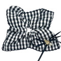 Japan Peanuts Scrunchie - Snoopy : Gingham Check Black - 1