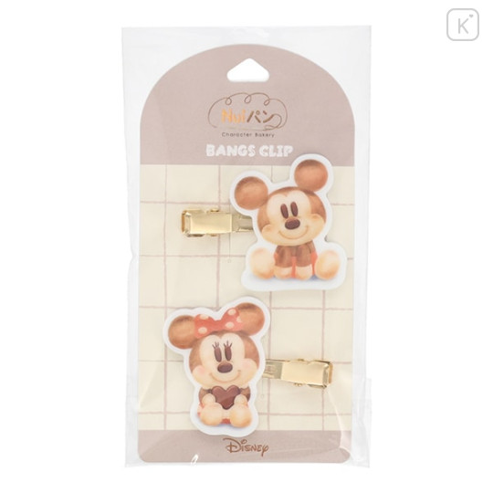 Japan Disney Bangs Clip Set - Mickey & Minnie : Bakery - 2