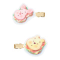Japan Disney Bangs Clip Set - Piglet & Pooh : Bakery Sandwich - 1