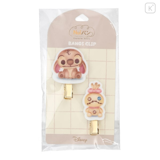 Japan Disney Bangs Clip Set - Scrump & Stitch : Bakery - 2