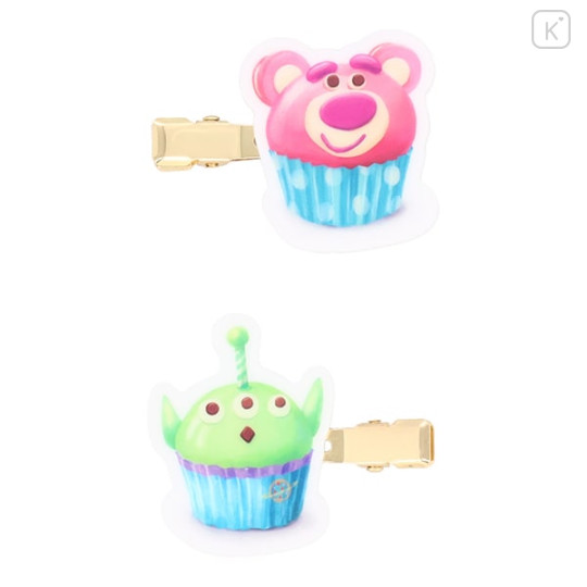 Japan Disney Bangs Clip Set - Little Green Men & Lotso : Bakery - 1