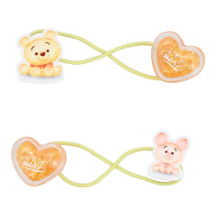 Japan Disney Shake Hair Pony Set - Piglet & Pooh : Bakery