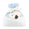 Japan Peanuts Drawstring Pouch - Snoopy : Calm Blue Night Series Blue - 1