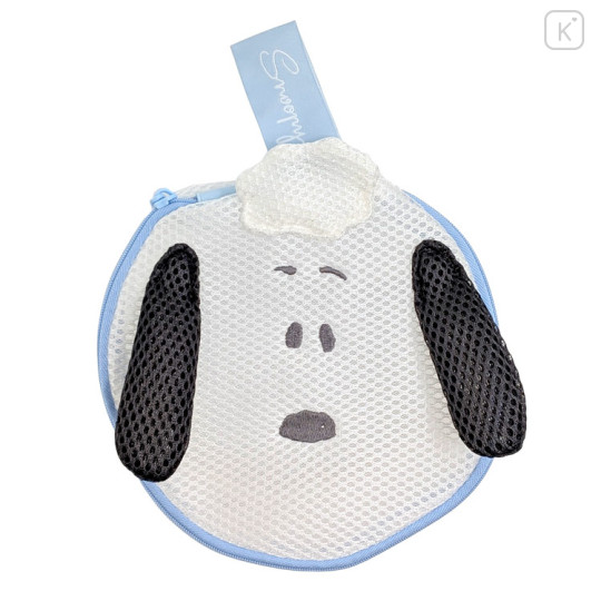 Japan Peanuts Round Mesh Pouch - Snoopy - 1