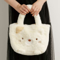 Japan San-X Fluffy Mini Tote Bag - Sumikko Gurashi : Neko Face - 3
