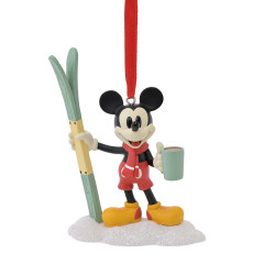Japan Disney Store Ornament Figure - Mickey : Christmas Ski