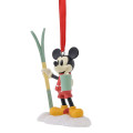 Japan Disney Store Ornament Figure - Mickey : Christmas Ski - 3