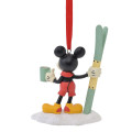 Japan Disney Store Ornament Figure - Mickey : Christmas Ski - 4