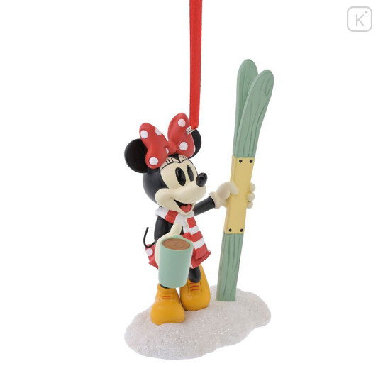 Japan Disney Store Ornament Figure - Minnie : Christmas Ski - 3