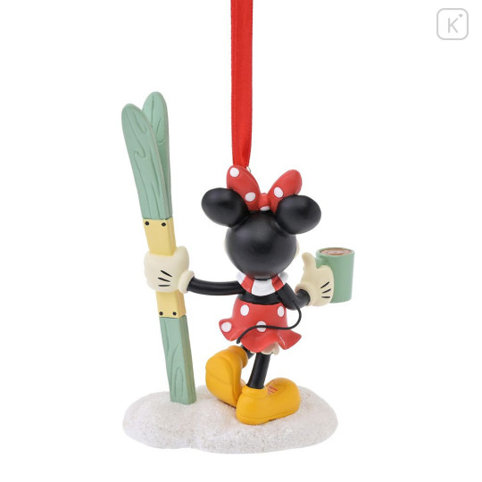Japan Disney Store Ornament Figure - Minnie : Christmas Ski - 4