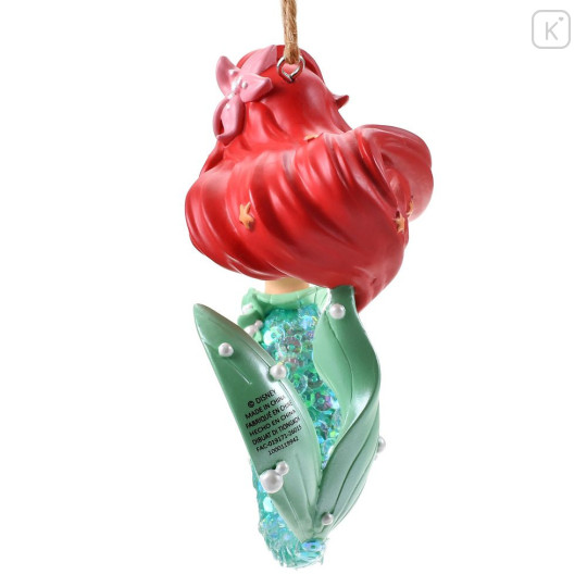 Japan Disney Store Ornament Figure - Ariel : Christmas Sequins - 5