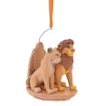 Japan Disney Store Ornament Figure - Simba & Nara : Christmas - 1