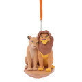 Japan Disney Store Ornament Figure - Simba & Nara : Christmas - 3