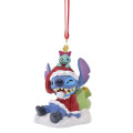 Japan Disney Store Ornament Figure - Scrump & Stitch : Christmas - 2