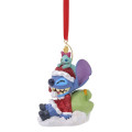 Japan Disney Store Ornament Figure - Scrump & Stitch : Christmas - 3
