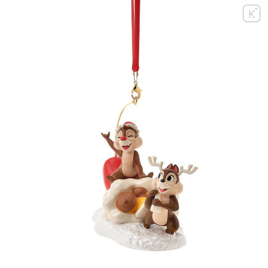 Japan Disney Store Ornament Figure - Chip & Dale : Christmas - 2