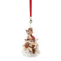 Japan Disney Store Ornament Figure - Chip & Dale : Christmas - 3