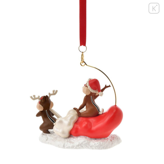 Japan Disney Store Ornament Figure - Chip & Dale : Christmas - 4