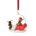 Japan Disney Store Ornament Figure - Chip & Dale : Christmas - 4