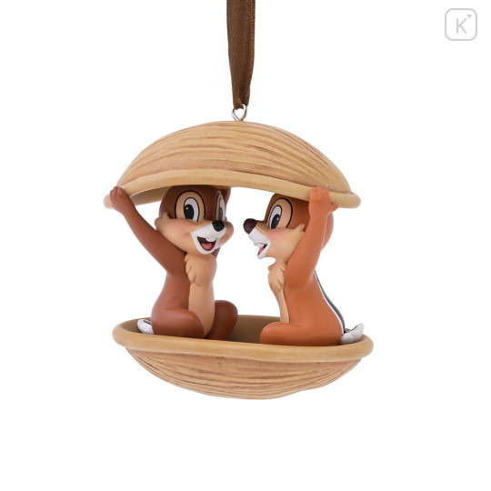 Japan Disney Store Ornament Figure - Chip & Dale : Christmas Nut - 3