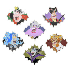 Japan Disney Store Pin Badge Set - Disney Villains 2026