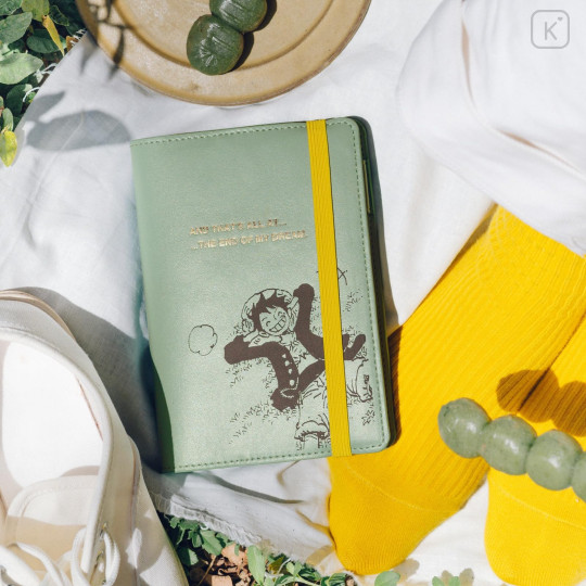 Japan Hobonichi Techo Cover for A6 Original - One Piece : Luffy's Dream's End Mint Green - 3