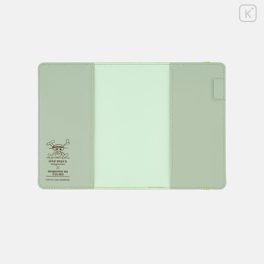 Japan Hobonichi Techo Cover for A6 Original - One Piece : Luffy's Dream's End Mint Green - 4