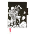 Japan Hobonichi Techo Cover for A5 Cousin - One Piece : Straw Hat Luffy Black - 1