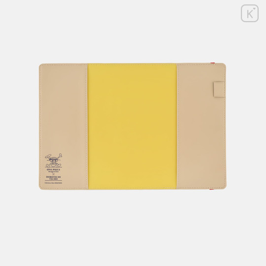 Japan Hobonichi Techo Cover for A5 Cousin - One Piece : Luffy's Dream's End Sand Beige - 4