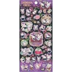 Japan San-X Sheet Sticker - Sentimental Circus : Tonight at the Shirokurokogumaza Tea Salon A