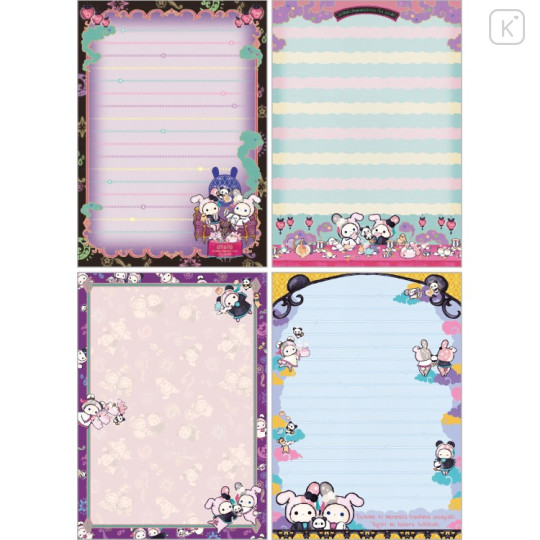 Japan San-X Memo Pad - Sentimental Circus : Tonight at the Shirokurokogumaza Tea Salon A - 2