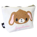 Japan Sanrio Canvas Cosmetic Pouch - Sugarbunnies : Face Pink - 2