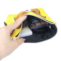 Japan San-X Canvas Cosmetic Pouch - Korilakkuma & Rilakkuma : Face Pink Yellow - 3