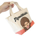 Japan Monchhichi Mini Tote Bag - Monchhichi-chan & Monchhichi-kun : Cherry Pink - 2