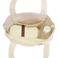 Japan Monchhichi Mini Tote Bag - Monchhichi-chan & Monchhichi-kun : Heart - 3