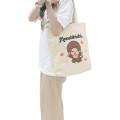 Japan Monchhichi A4 Tote Bag - Monchhichi-kun : Wink Heart - 6
