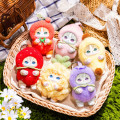 Japan Mofusand Secret Kiramekko Mascot Keychain - Fruity Cat Blind Box - 2