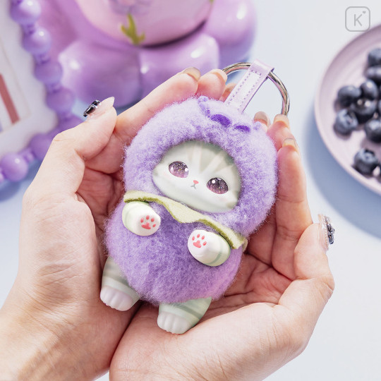 Japan Mofusand Secret Kiramekko Mascot Keychain - Fruity Cat Blind Box - 7