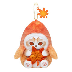 Japan Mofusand Chubby Potepote Mascot Holder - Autumn Leaves