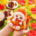 Japan Mofusand Chubby Potepote Mascot Holder - Autumn Leaves - 2