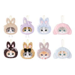 Japan Mofusand Face Pouch Box Set - Bunny Kittens