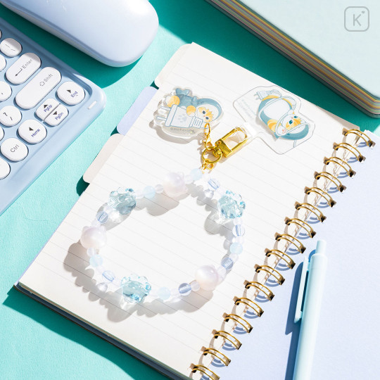Japan Mofusand Phone Tab with Bead Strap - Lazy time at home - 3