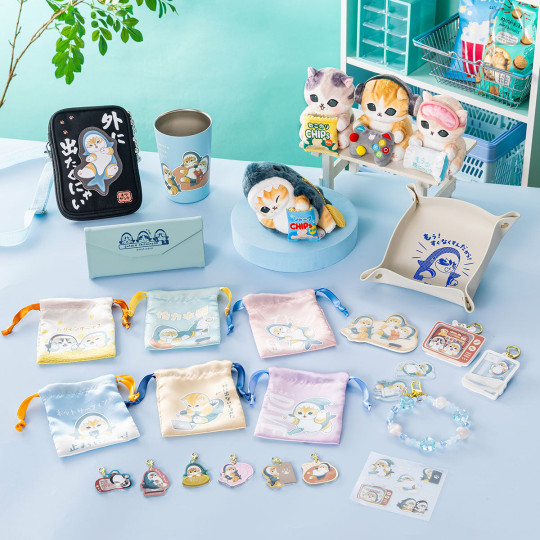 Japan Mofusand Mini Clear Sticker - Lazy time at home - 3
