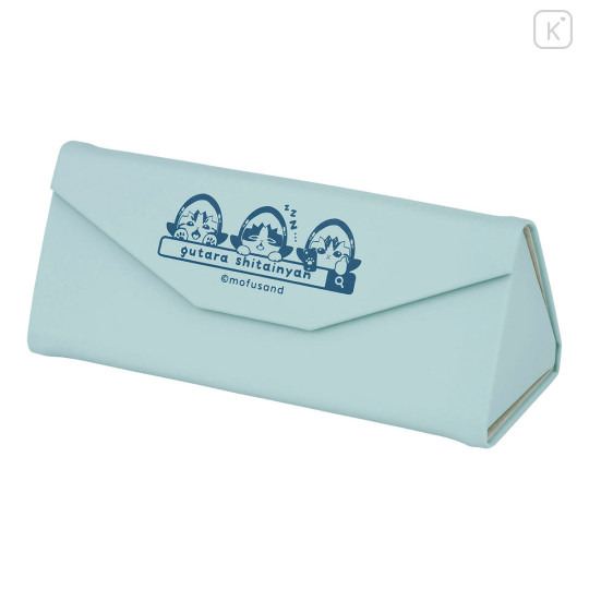 Japan Mofusand Foldable Glasses Case - Lazy time at home - 1
