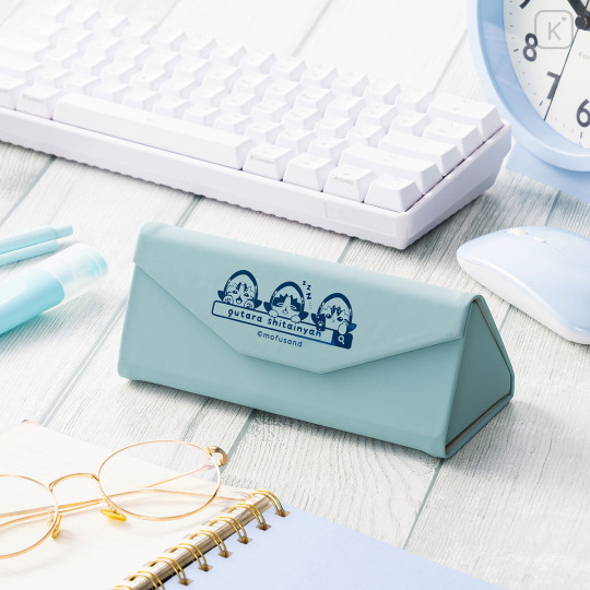 Japan Mofusand Foldable Glasses Case - Lazy time at home - 2