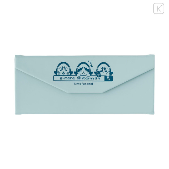 Japan Mofusand Foldable Glasses Case - Lazy time at home - 7