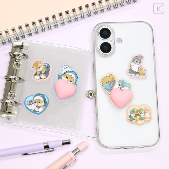 Japan Mofusand Mochipop Sticker - Shark Cat - 3