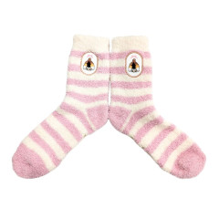Japan Mofusand Marshmallow Crew Socks - Together with Curly Patch